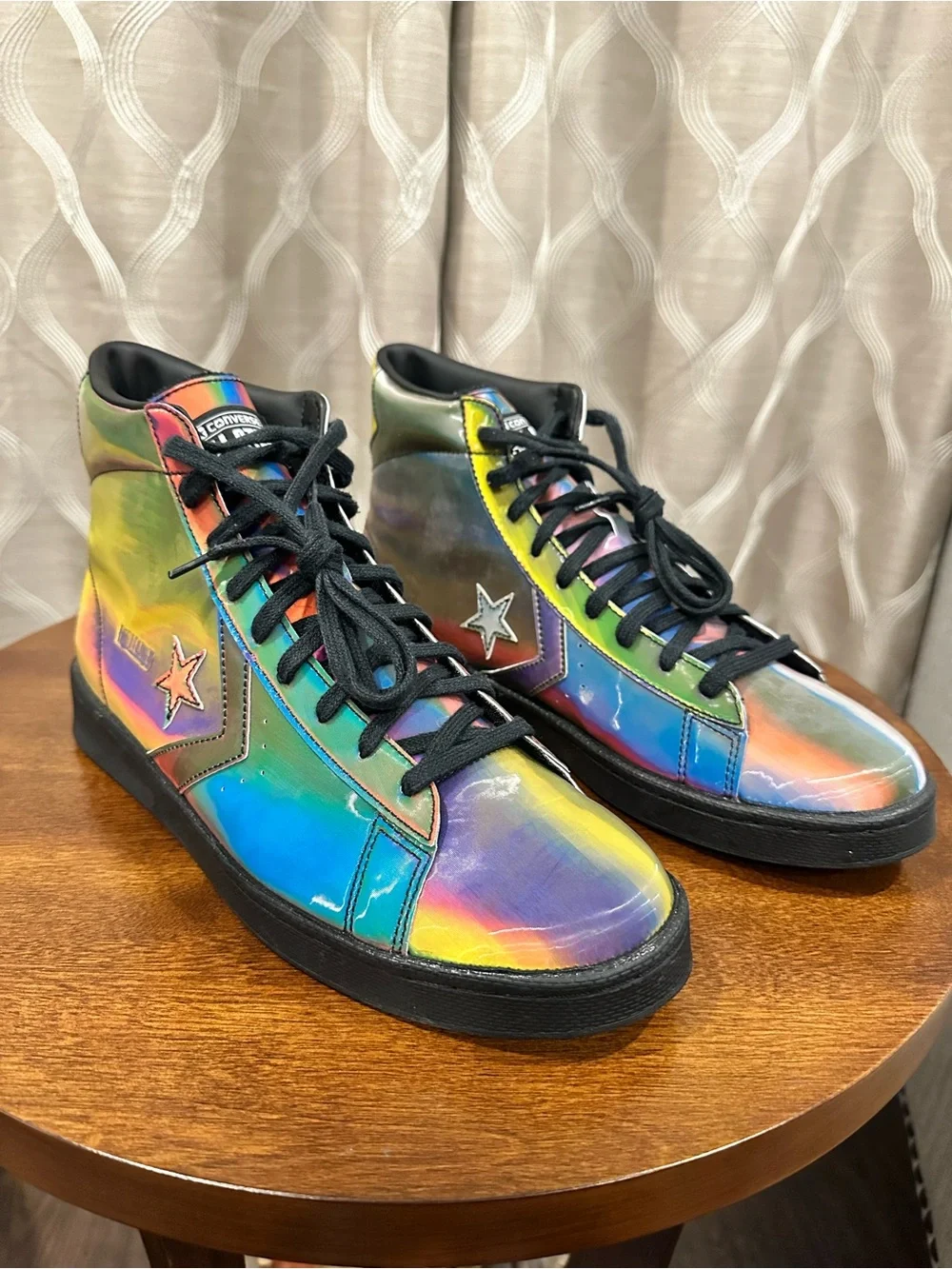 Converse Pro Leather "Spectrum" Iridescent, Multicolored Sneakers - Picture 2 of 13